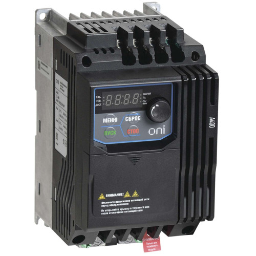 Преобразователь частоты A400 380В 3Ф 2,2кВт 5,5А серии ONI