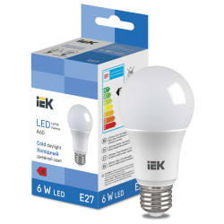 LED Bulb A60 510lm 6500K E27 IEK