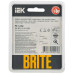 BRITE Рамка 1-местная РУ-1-2-Бр стекло песчаный RE IEK BRITE Рамка 1-местная РУ-1-2-Бр стекло песчаный RE IEK