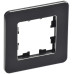 BRITE Рамка 1-местная РУ-1-1-Бр металл черный RE IEK BRITE Рамка 1-местная РУ-1-1-Бр металл черный RE IEK
