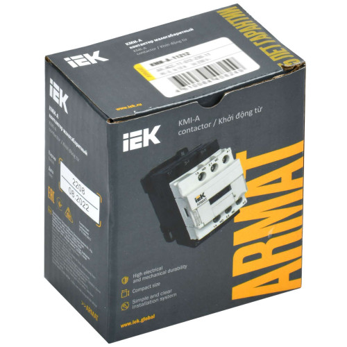 ARMAT Контактор КМИ-А-11212 LC1D 12А 110В/АС3 1NO/1NC IEK