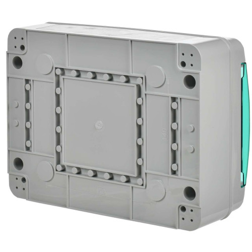 TEKFOR Корпус пластиковый КМПн-12 IP65 зеленая прозрачная дверь IEK