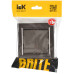 BRITE Выключатель 2-клавишный 10А в сборе ВСР10-2-0-БрТБ темная бронза IEK