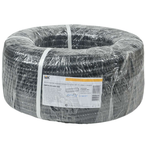 Металлорукав морозостойкий Р3-ЦПнг-ХЛ-15 с зондом (50м) IEK