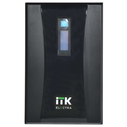 ITK ELECTRA ET ИБП Линейно-интерактивный 2кВА/1,2кВт однофазный с LCD дисплеем с АКБ 2х9AH USB порт