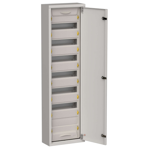 TITAN 5 Корпус металлический ЩРн-84 (1х84) 1085х310х140мм IP31 серый (одна дверь) IEK