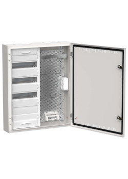TITAN 5 Корпус комбинированный ЩРн-48 (2х48) 710х570х140мм IP30 белый IEK