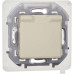 INSPIRIA Розетка 1-местная с заземлением с защитными шторками и крышкой 16А IP44 слоновая кость