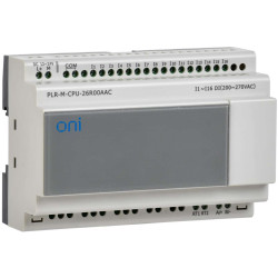 Микро ПЛК PLR-M. CPU DI16(230В АС) 12-24В DC ONI