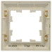 BRITE Рамка 1-местная РУ-1-Бр бежевый/жемчужный IEK BRITE Рамка 1-местная РУ-1-Бр бежевый/жемчужный IEK