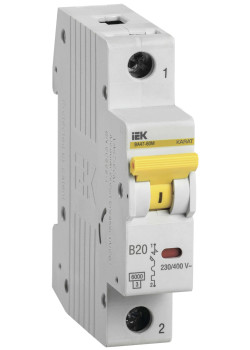 KARAT Автоматический выключатель ВА47-60M 1P B 20А 6кА IEK
