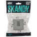 SKANDY Розетка компьютерная RJ45 кат.6 SK-K02S серебряный IEK SKANDY Розетка компьютерная RJ45 кат.6 SK-K02S серебряный IEK