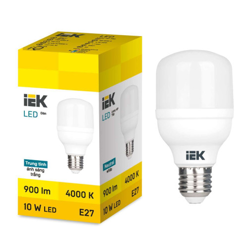 LED HP T60 10W 4000K E27 IEK