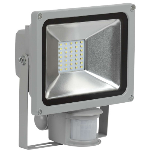 Прожектор светодиодный СДО 05-20Д (детектор) SMD IP44 серый IEK