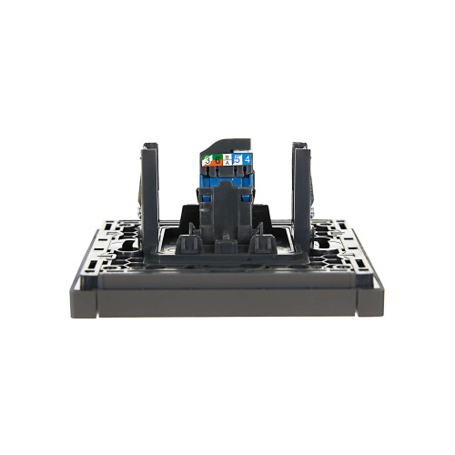 FORTE&PIANO Розетка компьютерная RJ45 кат.6 FP331 серый IEK