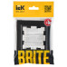 BRITE Рамка 1-местная РУ-1-БрЧ черный IEK BRITE Рамка 1-местная РУ-1-БрЧ черный IEK