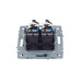 BRITE Розетка компьютерная двойная RJ45 кат.5E РК10-2-БрМ маренго IEK