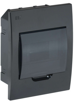 KREPTA 3 Корпус пластиковый ЩРВ-П-6 IP41 черный IEK