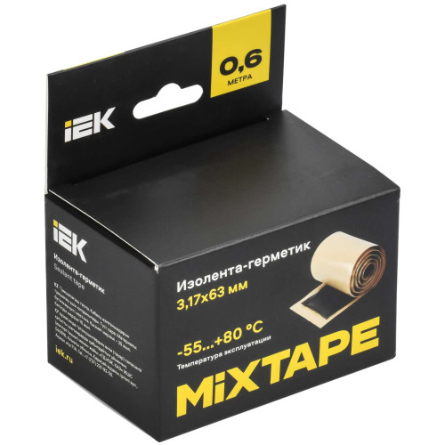 MIXTAPE PRO Изолента-герметик 3,17х63мм 0,6м 2229 IEK