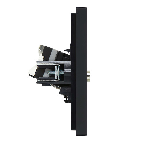 FORTE&PIANO Розетка двойная TV+RJ45 кат.5E FP136 черный IEK