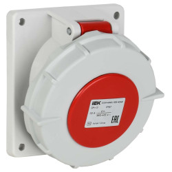 Розетка встраиваемая ССИ-4242 32А-6ч/380В 3P+PE IP67 IEK