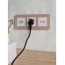 BRITE Розетка 1-местная с заземлением с защитными шторками 16А с USB A+C 18Вт РЮш11-1-БрЖ жемчуг IEK BRITE Розетка 1-местная с заземлением с защитными шторками 16А с USB A+C 18Вт РЮш11-1-БрЖ жемчуг IEK