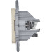 INSPIRIA Розетка компьютерная двойная RJ45 категория 5Е UTP слоновая кость