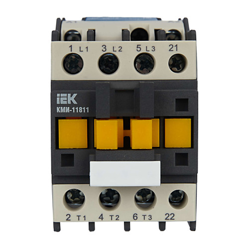 Контактор КМИ-11811 18А 230В/АС3 1NC IEK