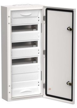 TITAN 5 Корпус металлический ЩРн-48 (1х48) 710х310х140мм IP54 белый (одна дверь) IEK