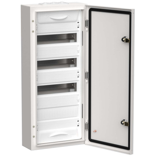 TITAN 5 Корпус металлический ЩРн-48 (1х48) 710х310х140мм IP54 белый (одна дверь) IEK