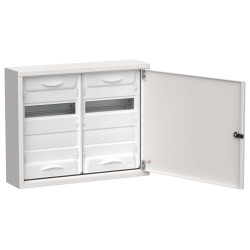 TITAN 5 Корпус металлический ЩРн-48 (2х24) 460х570х140мм IP31 белый (одна дверь) IEK