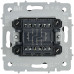 BRITE Выключатель 2-клавишный с индикацией для отелей 10А ВС10-2-9-БрГ графит IEK