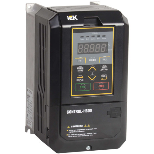 Преобразователь частоты CONTROL-H800 380В 3Ф 3,7-5,5кВт IEK