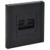 FORTE&PIANO Розетка компьютерная двойная RJ45 кат.6 FP134 черный IEK FORTE&PIANO Розетка компьютерная двойная RJ45 кат.6 FP134 черный IEK