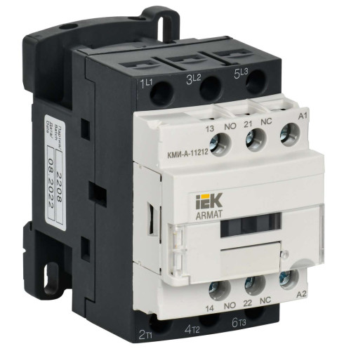 ARMAT Контактор КМИ-А-11212 LC1D 12А 110В/АС3 1NO/1NC IEK