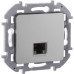 INSPIRIA Розетка компьютерная RJ45 категория 5Е UTP алюминий