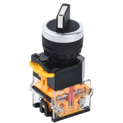 Переключатель D8-11X2 на 2 положения 1NO+1NC черный IEK