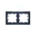 BRITE Рамка 2-местная IP44 РУ-2-БрМ-44 маренго IEK