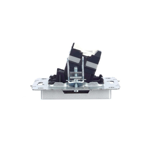 BRITE Розетка компьютерная RJ45 кат.5E РК10-БрА алюминий IEK