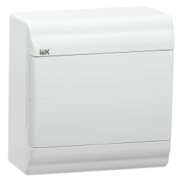 PRIME Корпус пластиковый ЩРН-П-6 модулей навесной белый/белая дверь IP41 IEK