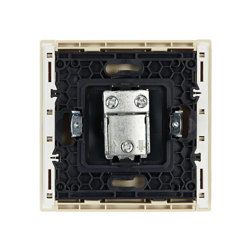 FORTE&PIANO Розетка TV проходная FP429 ваниль IEK