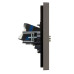FORTE&PIANO Розетка двойная TV+RJ45 кат.6 FP337 серый IEK FORTE&PIANO Розетка двойная TV+RJ45 кат.6 FP337 серый IEK