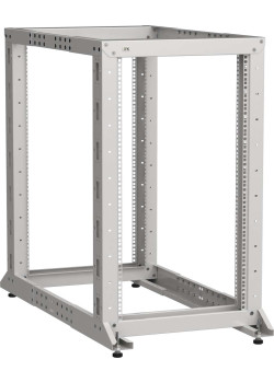 ITK LINEA F Стойка двухрамная 33U 600х600-1000мм серая