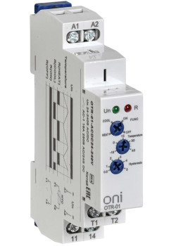 Реле температурное OTR-01 1 контакт 24-240В AC/DC ONI