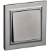 BRITE Выключатель 1-клавишный 10А в сборе ВСР10-1-0-БрС сталь IEK BRITE Выключатель 1-клавишный 10А в сборе ВСР10-1-0-БрС сталь IEK