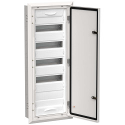 TITAN 5 Корпус металлический ЩРв-60 (1х60) 880х365х130мм IP31 белый (одна дверь) IEK