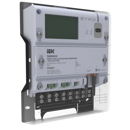 TORESCO Счетчик электрической энергии TE301 1/1-5(100)-NRLCU-ORS2FPGW с функцией УСПД IEK