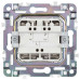 SKANDY Выключатель жалюзи 10А SK-V12Gr серый IEK