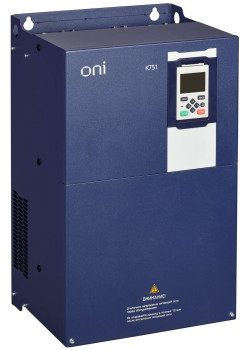 Преобразователь частоты K751 380В 3Ф 45-55кВт 91-112А со встроенным тормозом ONI