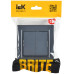 BRITE Выключатель 2-клавишный 10А в сборе ВСР10-2-0-БрМ маренго IEK